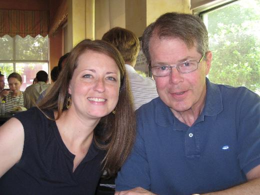Christine and her dad (I stole this picture from Christine's Facebook page.)